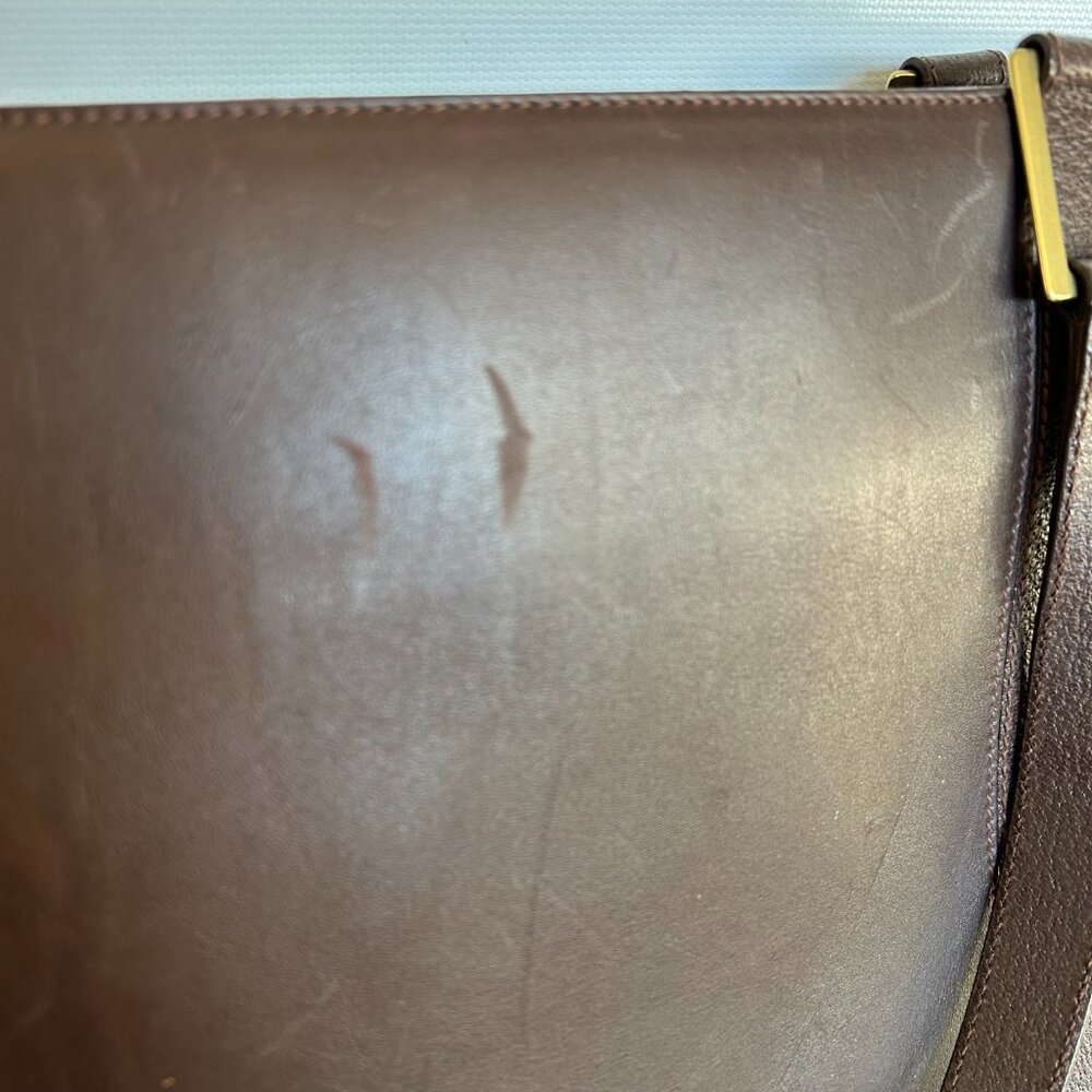 Vintage 90s Coach Mahogany Bridle Tote #6709 / Made In Italy - Picture 5 of 7